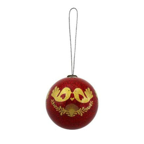 Xmas Decoration Fantail Love Red - Funky Gifts NZ