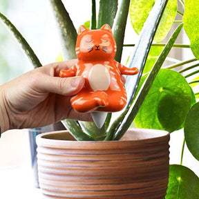 Yoga Cat Self Watering Planter - Funky Gifts NZ