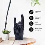 You Rock Hand Candle - Black - Funky Gifts NZ