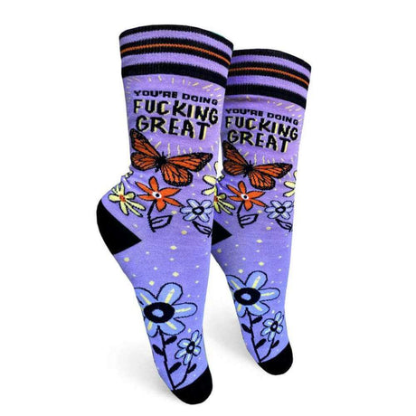 You're Doing Fucking Great Women's Socks - Funky Gifts NZ