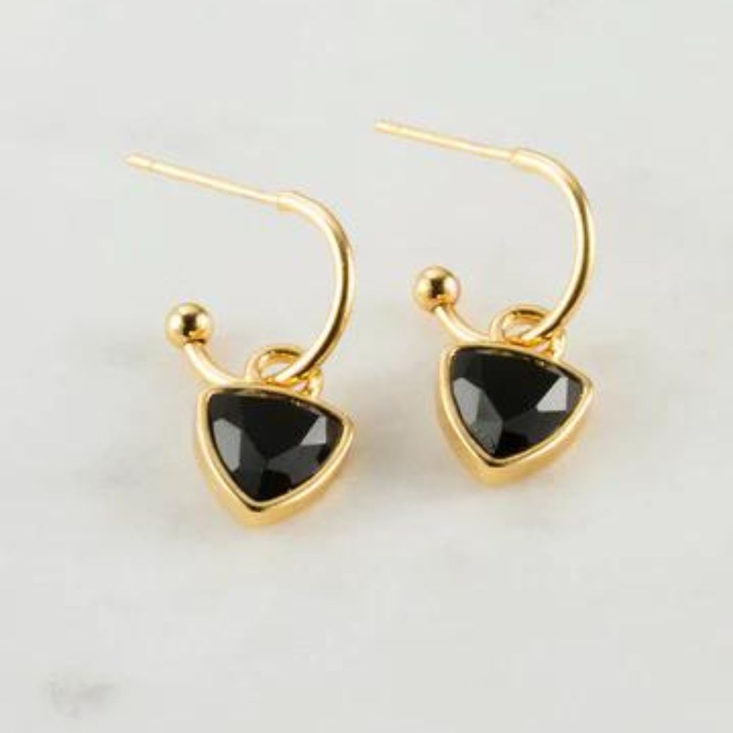 Zafino Celine Earring - Jet 5675 - Funky Gifts NZ