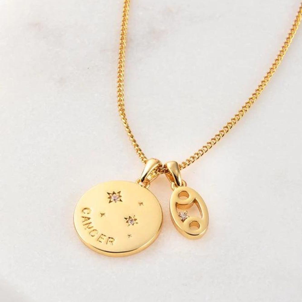 Zafino Zodiac Necklace Cancer - Funky Gifts NZ