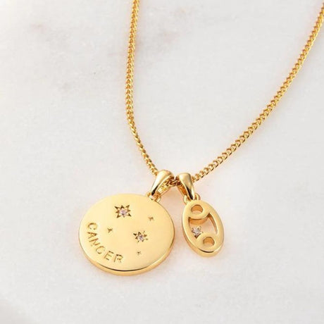 Zafino Zodiac Necklace Cancer - Funky Gifts NZ