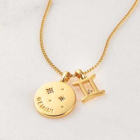 Zafino Zodiac Necklace Gemini - Funky Gifts NZ