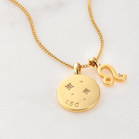 Zafino Zodiac Necklace Leo - Funky Gifts NZ