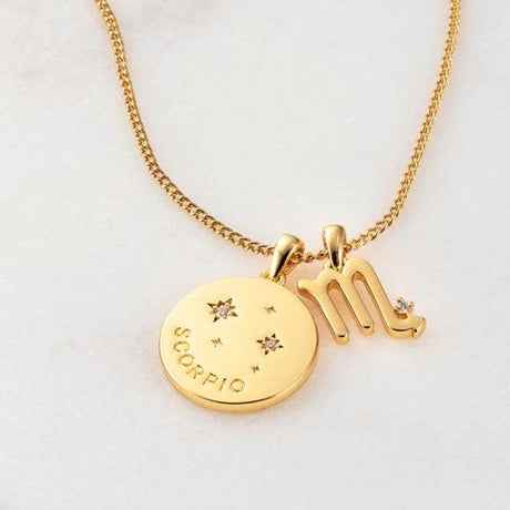 Zafino Zodiac Necklace Scorpio - Funky Gifts NZ