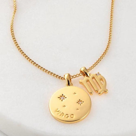 Zafino Zodiac Necklace Virgo - Funky Gifts NZ