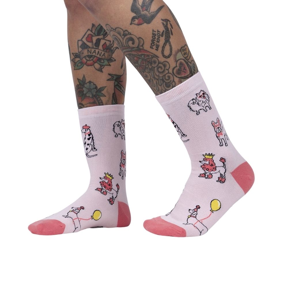 Sock It To Me - Women's Crew Socks - Dog Nouveau - Funky Gifts NZ