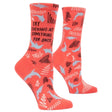 Women's Socks - Try Sucking at Something For Once - Blue Q - Funky Gifts NZ
