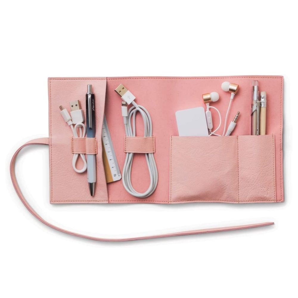 Bookaroo Travel Tech Tidy - Pink - Funky Gifts NZ