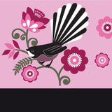 Cuppa Coffee Cup - Pink Fantail (12oz) - Funky Gifts NZ