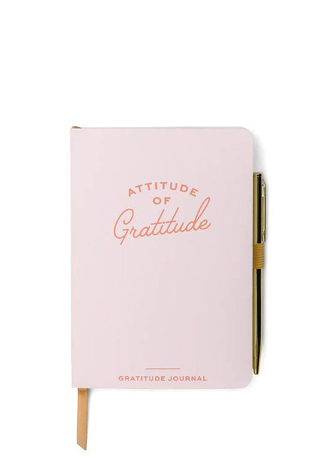 Vegan Leather Gratitude Journal - Attitude of Gratitude - Funky Gifts NZ