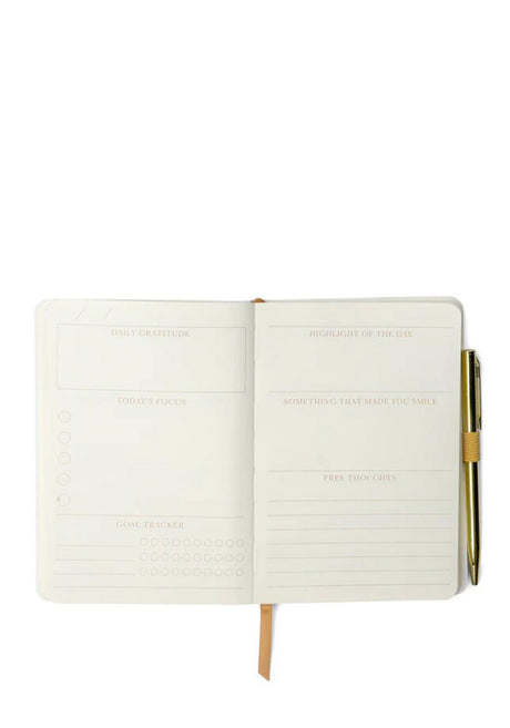 Vegan Leather Gratitude Journal - Attitude of Gratitude - Funky Gifts NZ