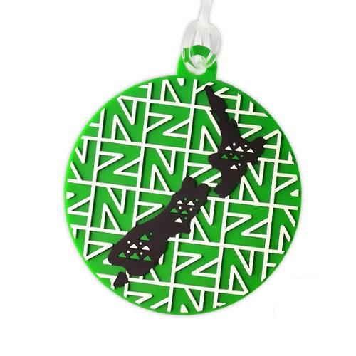 Retro Map Luggage Tag - Funky Gifts NZ