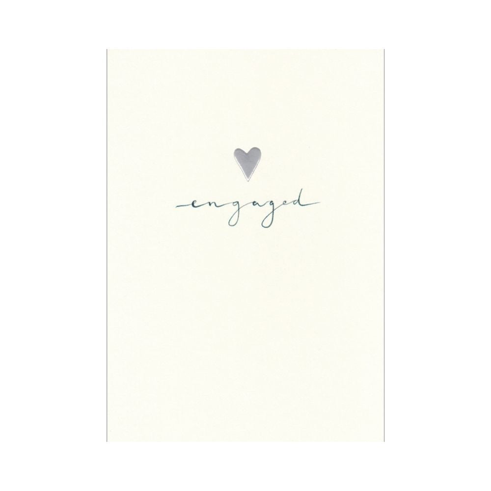 Engagement Greeting Card - Engaged Heart - Funky Gifts NZ