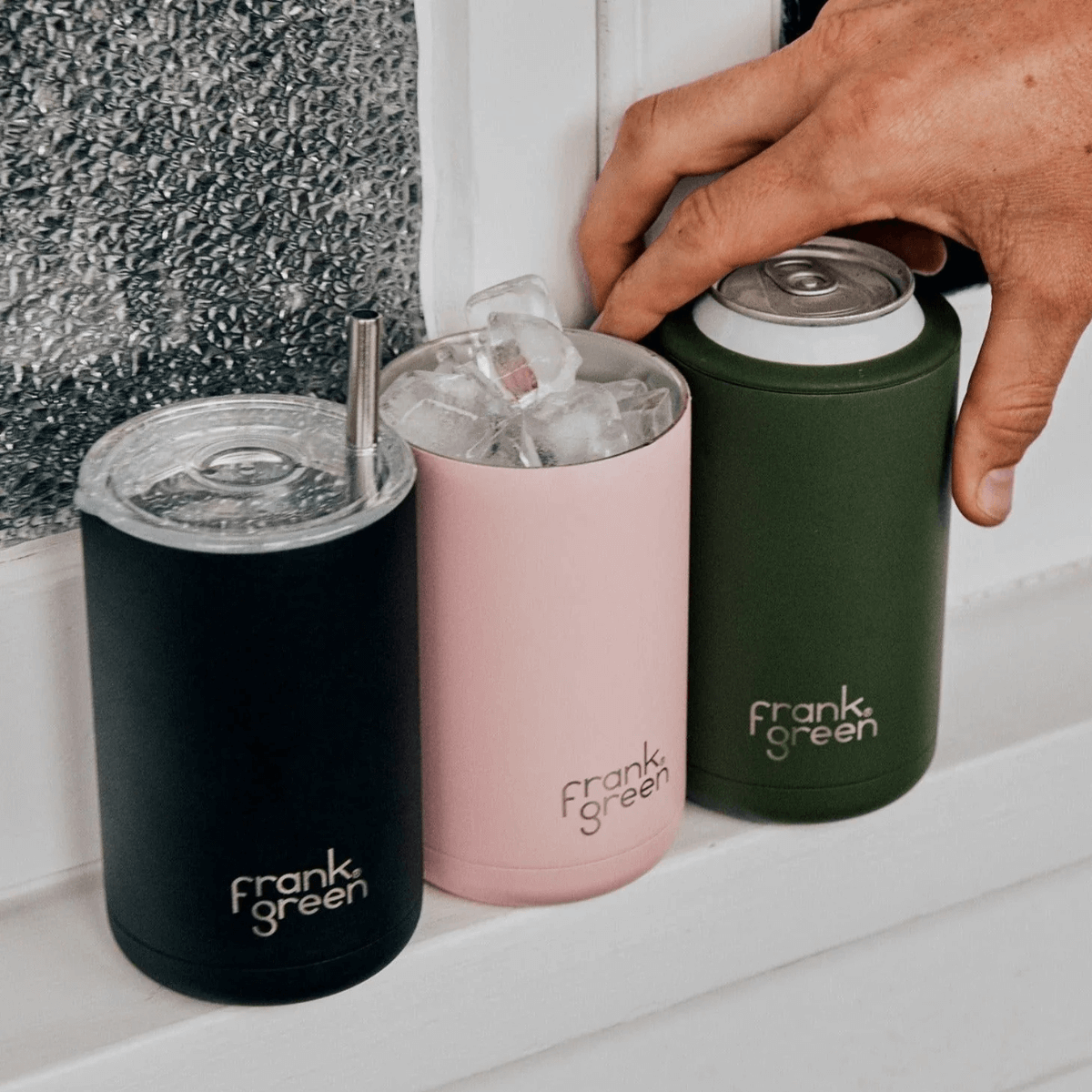 Iced Coffee Cup With Straw - Sky Blue - Funky Gifts NZ