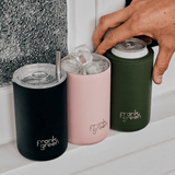 Iced Coffee Cup With Straw - Sky Blue - Funky Gifts NZ