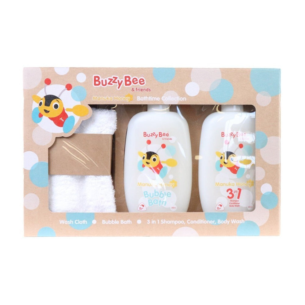 Buzzy Bee Manuka Honey Bathtime Gift Set - Funky Gifts NZ