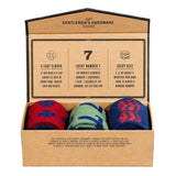 Gentlemen's Hardware Lucky Socks - Box of 3 - Funky Gifts NZ