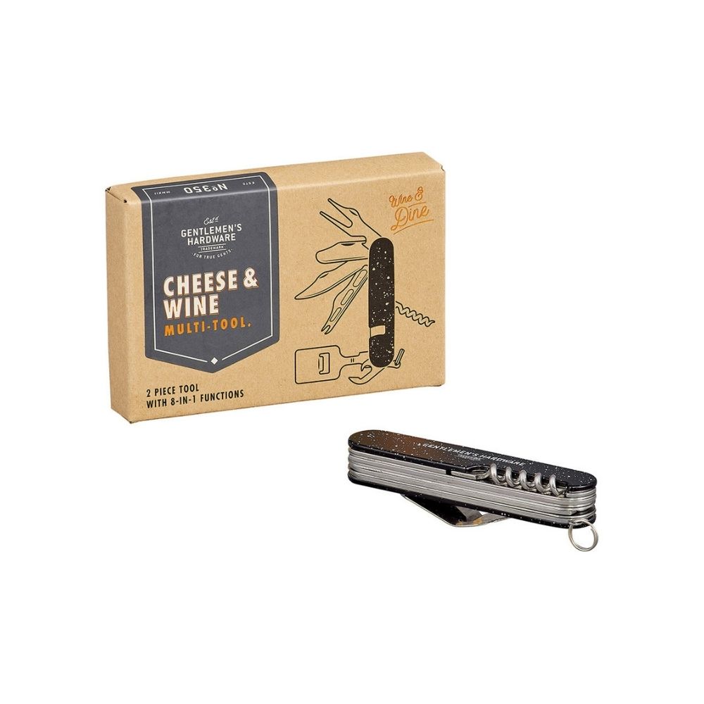 Gentlemen's Hardware - Cheese & Wine Multi-Tool No.350 - Funky Gifts NZ