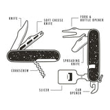 Gentlemen's Hardware - Cheese & Wine Multi-Tool No.350 - Funky Gifts NZ