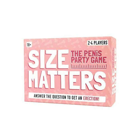 Size Matters Party Game - Funky Gifts NZ