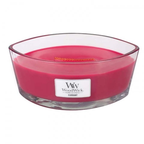 Ellipse WoodWick Scented Soy Candle -  Currant - Funky Gifts NZ