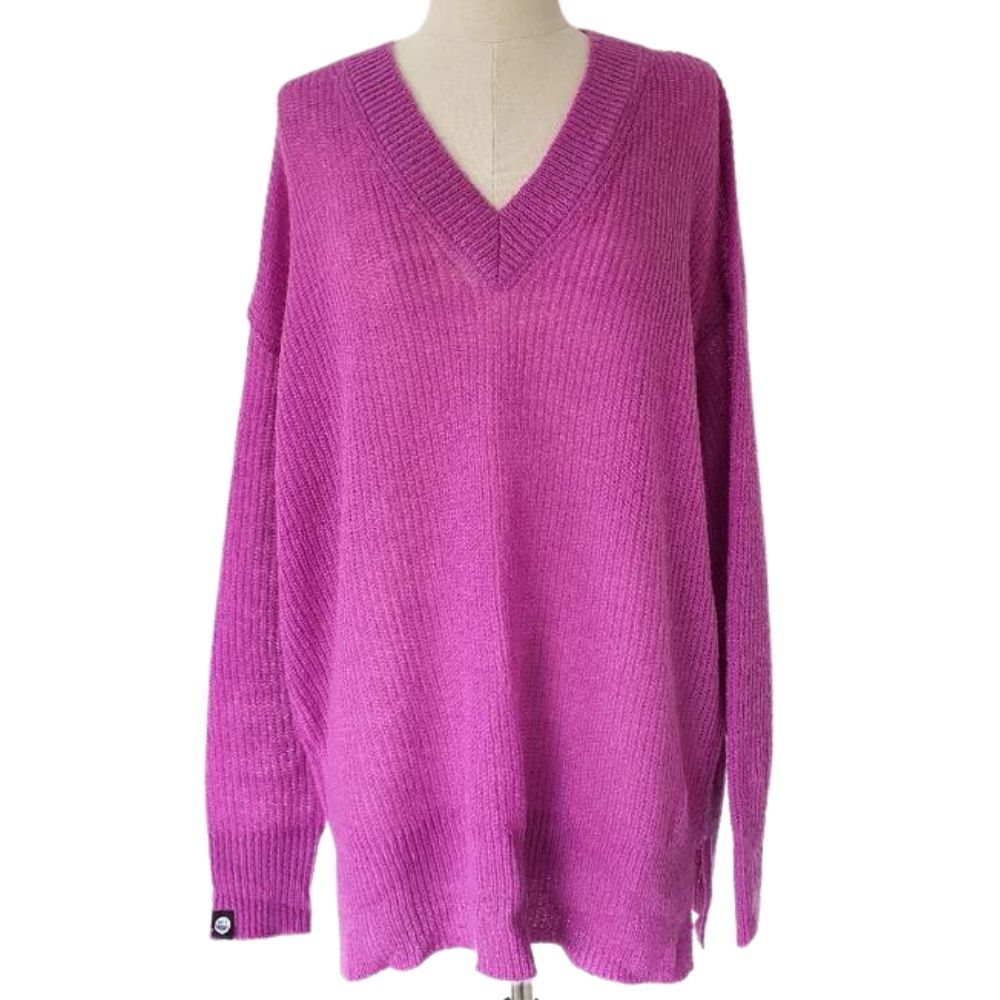 Hello Friday Sophia Sweater Violet - Medium/Large - Funky Gifts NZ