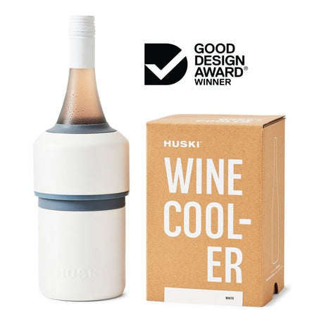 Huski Wine Cooler - White - Funky Gifts NZ