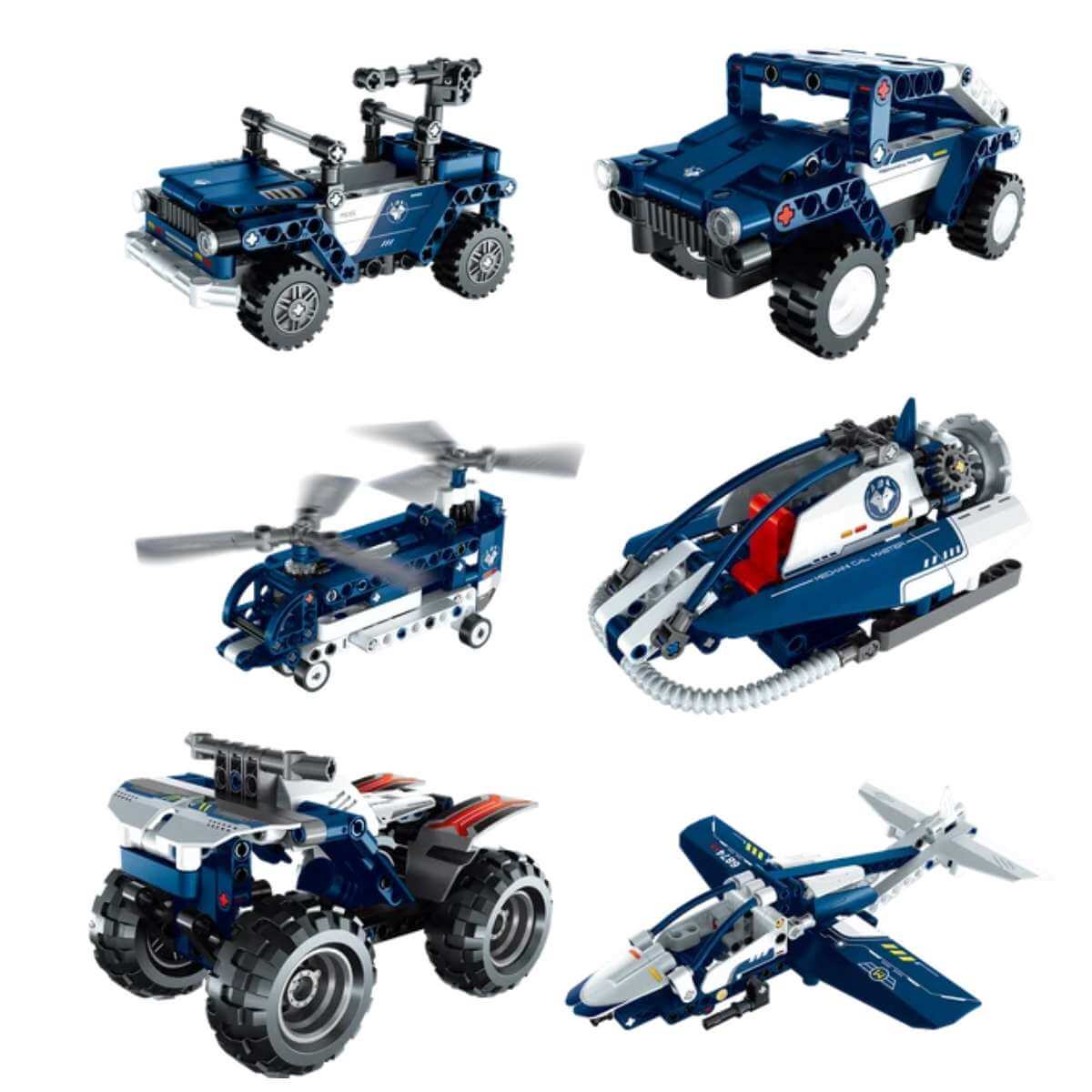 iM Master Mechanical - Building Block - Police Car Series - Funky Gifts NZ