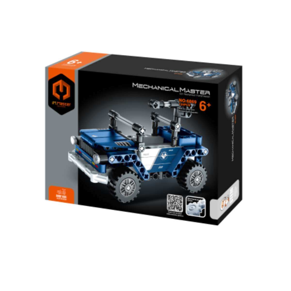 iM Master Mechanical - Building Block - Police Car Series - Funky Gifts NZ