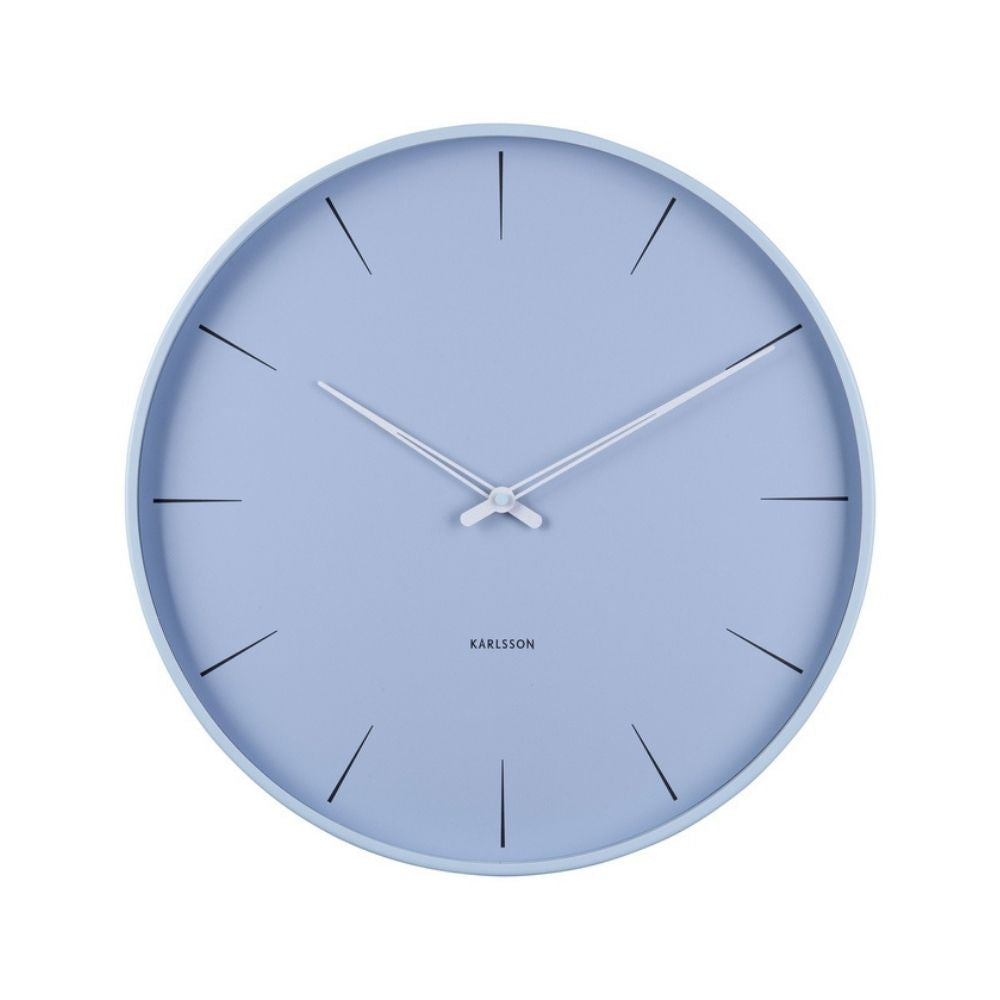 Karlsson Wall Clock Lure - Blue - Funky Gifts NZ