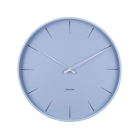 Karlsson Wall Clock Lure - Blue - Funky Gifts NZ