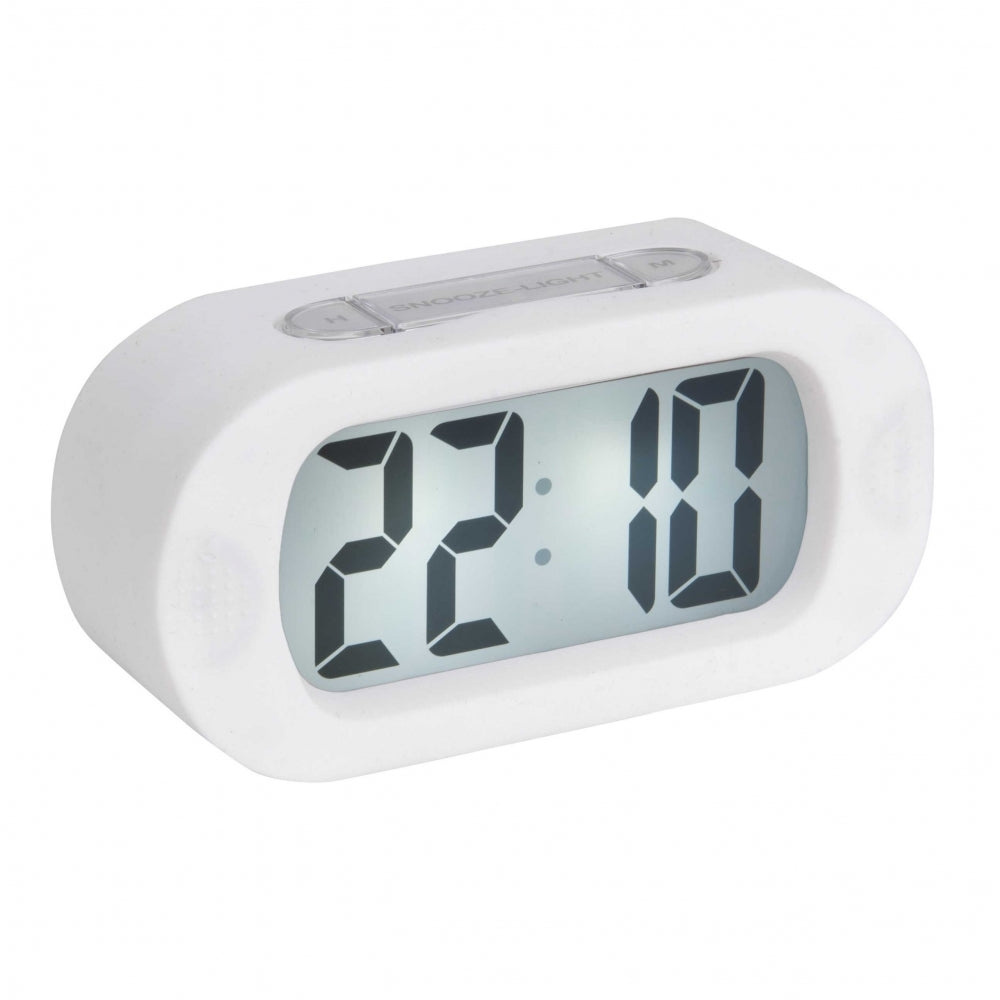 Karlsson Alarm Clock Gummy - White - Funky Gifts NZ