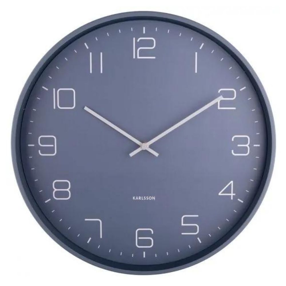 Karlsson Wall Clock Lofty - Night Blue - Funky Gifts NZ