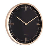 Karlsson Wall Clock Dots & Batons - Black - Funky Gifts NZ