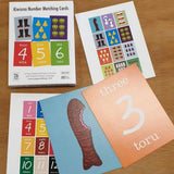 Kiwiana Number Matching Cards - English & Maori - Funky Gifts NZ