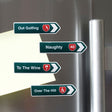 NZ Road Sign Magnet - To the Wine - Funky Gifts NZ