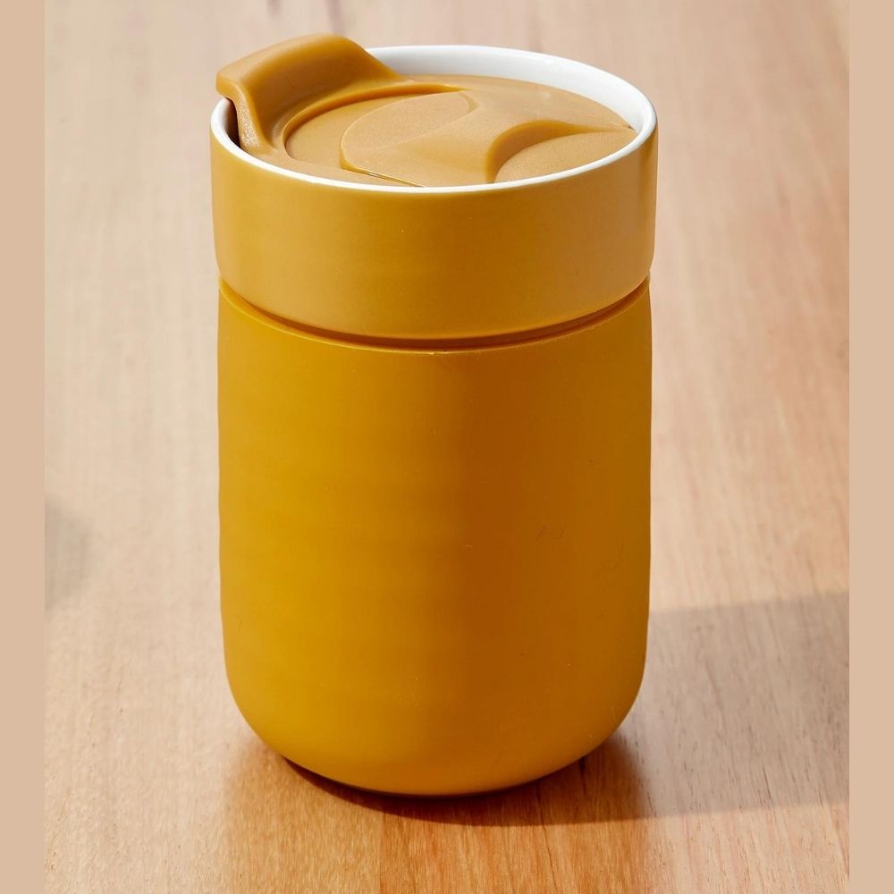 Ladelle Eco Brew Travel Mug - Zest - Funky Gifts NZ