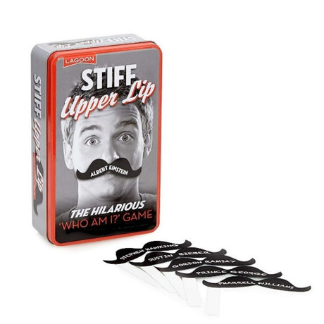 Stiff Upper Lip Game Tin - Funky Gifts NZ