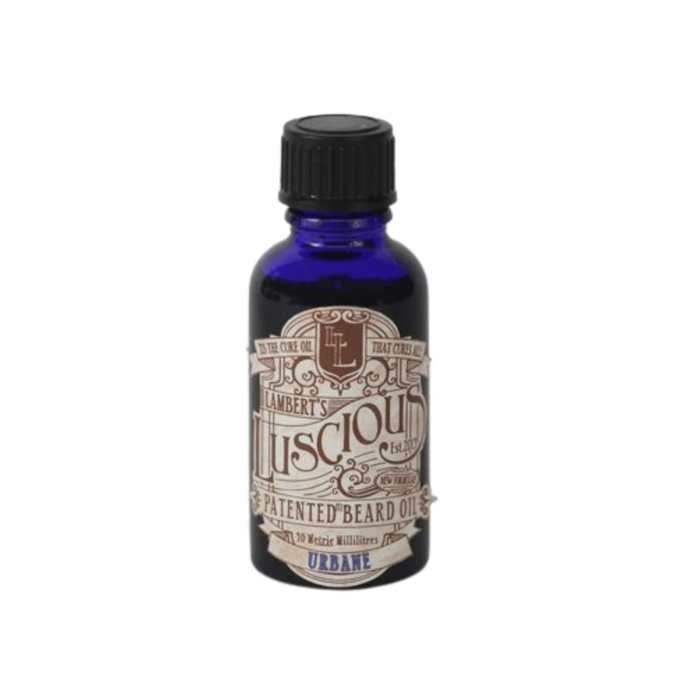 Lambert's Luscious Beard Oil - Urbane 30ml - Funky Gifts NZ