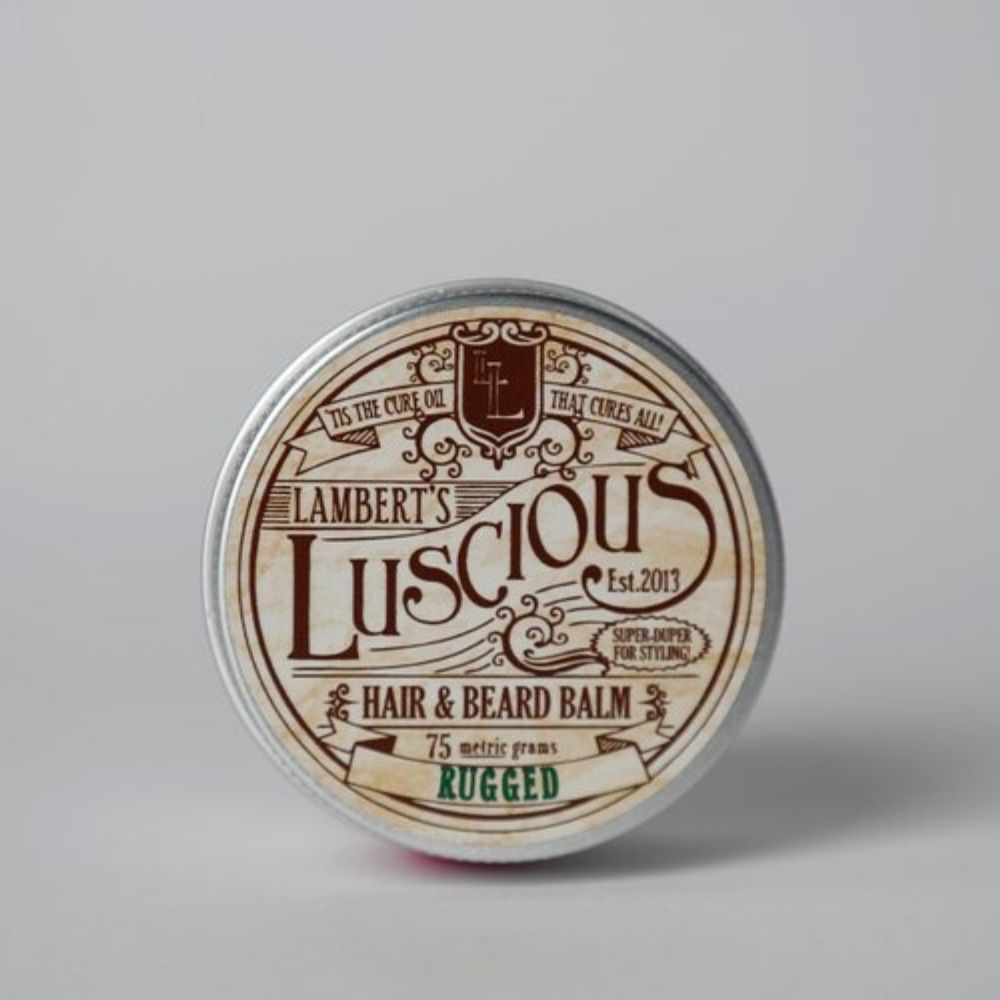Lambert's Luscious Hair & Beard Balm - Rugged - Funky Gifts NZ