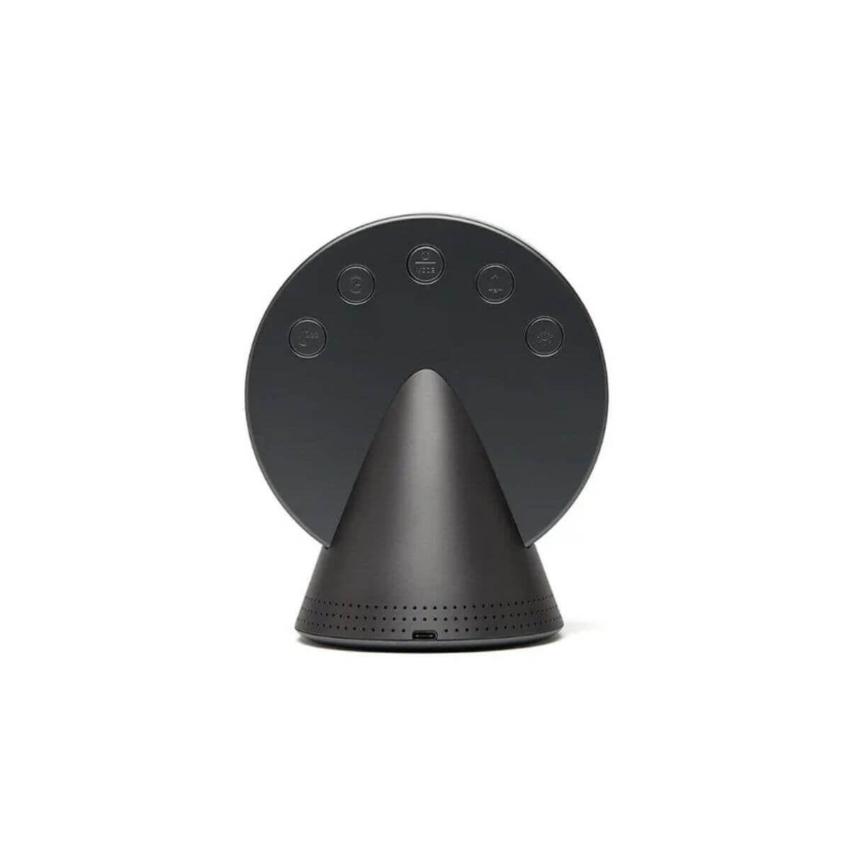 Lexon Conic Radio Alarm Clock With Built-In Radio/Speaker - Grey - Funky Gifts NZ