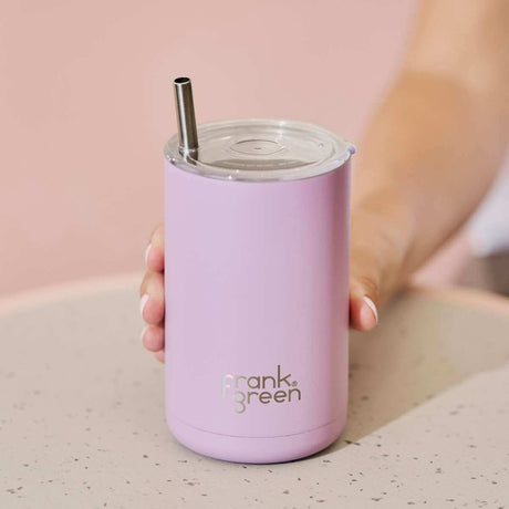 Iced Coffee Cup With Straw - Lilac Haze - Funky Gifts NZ