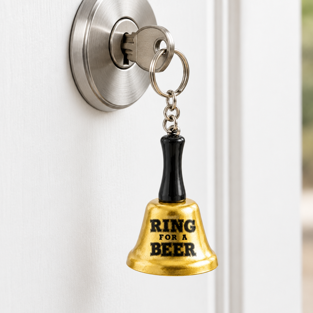 Mini Ring for Beer Bell Keychain - Funky Gifts NZ