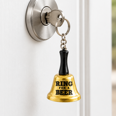 Mini Ring for Beer Bell Keychain - Funky Gifts NZ