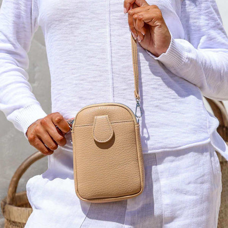 Mini Crossbody - Camel - Funky Gifts NZ