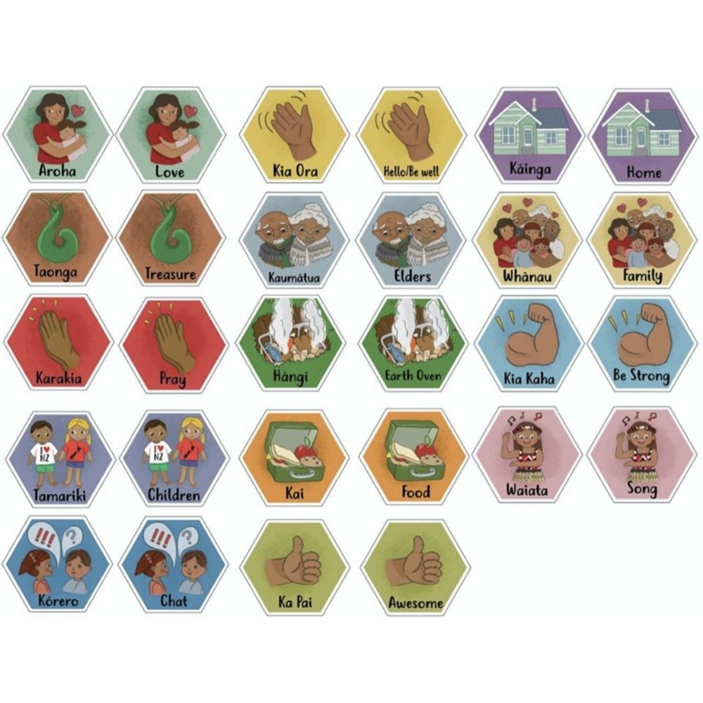 Moana Road Te Reo Maori Memory Game - Funky Gifts NZ