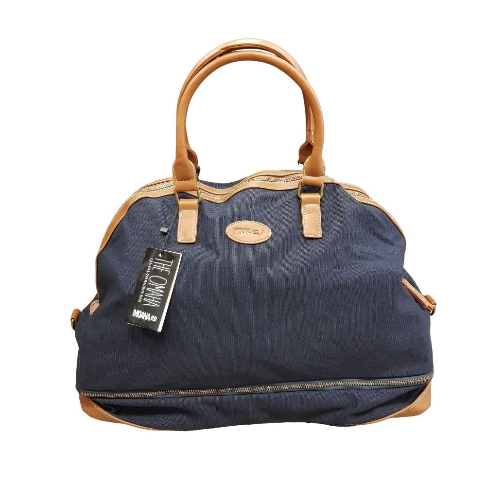 Omaha Overnighter Bag - Navy - Funky Gifts NZ