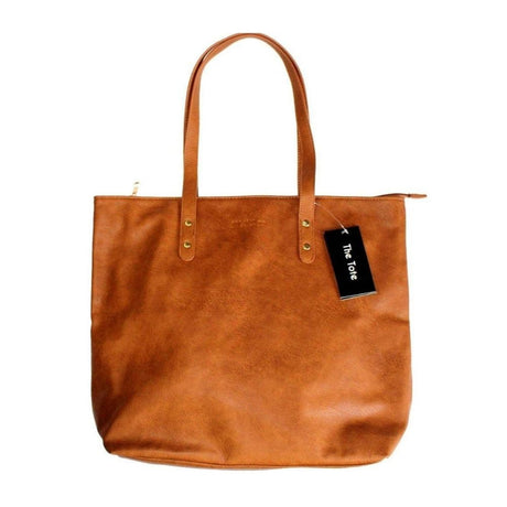 Khandallah Tote Bag - Tan - Funky Gifts NZ